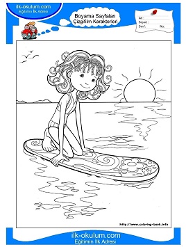 Çocuklar İçin Groovy Kızları Boyama Sayfaları 